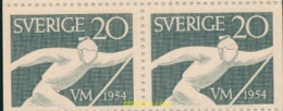 722647 MNH SUECIA 1954 CAMPEONATOS DEL MUNDO DE ESQUI - Neufs