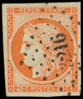 EMISSION DE 1849 - 5a   40c. Orange Vif, Obl. PC 3216 De St MIHIEL, TTB. C - 1849-1850 Ceres