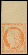 * EMISSION DE 1849 - R5g  40c. Orange, REIMPRESSION, Bdf, TB - 1849-1850 Cérès