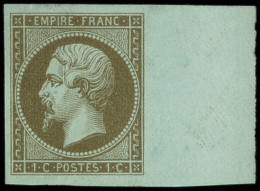 * EMPIRE NON DENTELE - 11c   1c. MORDORE, Bdf, Inf. Ch., TB - 1853-1860 Napoleone III