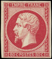 * EMPIRE NON DENTELE - 17Ba 80c. Rose Vif, Ch. Très Légère, TTB. C - 1853-1860 Napoleon III