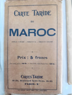 Carte Taride Maroc - Département  D'Alger - Tunisie + 5 Autre - Roadmaps