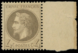 ** EMPIRE LAURE - 27A   4c. Gris Très Foncé, T I, Bdf, TTB - 1863-1870 Napoleon III With Laurels