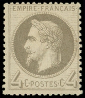 * EMPIRE LAURE - 27B   4c. Gris, T II, TB. C - 1863-1870 Napoléon III Lauré