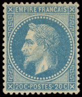 * EMPIRE LAURE - 29B  20c. Bleu, T II, TB - 1863-1870 Napoleon III With Laurels