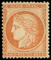 * SIEGE DE PARIS - 38   40c. Orange, Frais, TB. C - 1870 Belagerung Von Paris