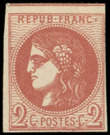 * EMISSION DE BORDEAUX - 40Ba  2c. ROUGE-BRIQUE, R II, Belle Nuance, TB - 1870 Bordeaux Printing