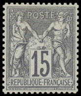 * TYPE SAGE - 66   15c. Gris, Bon Centrage, TB. C - 1876-1878 Sage (Tipo I)