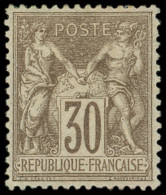 * TYPE SAGE - 69   30c. Brun Clair, Forte Ch. Mais Bon Centrage, TB - 1876-1878 Sage (Type I)