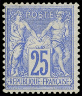 * TYPE SAGE - 78   25c. Outremer, T II, TB - 1876-1898 Sage (Tipo II)