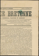 Let TYPE SAGE SUR LETTRES - N°62 Obl. TYPO S. L'INDEPENDANCE BRETONNE Du 16/9/76, TB, Cote Cérès 2600 - 1877-1920: Semi-Moderne