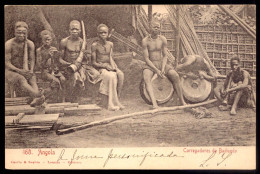 BANDA De MUSICA Nativos Bailundo (Huambo). Edição Osorio & Seabra. Old Postcard MUSIC BAND Angola Africa - Angola