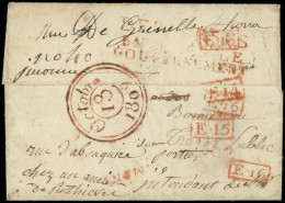 Let LETTRES SANS TIMBRE ET DOCUMENTS DIVERS - MP Rouge DE(BOU)RSES/Bau (PR)ES LE/GOUVERNEMENT S. LAC De 1809, MP 16/ROCH - Sonstige & Ohne Zuordnung