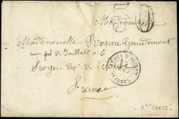 Let LETTRES SANS TIMBRE ET DOCUMENTS DIVERS - Càd ARMEE D'ORIENT 2e CORPS 7/8/55 S. Env., Taxe DT 30, Arr. Troyes, RR, T - Autres & Non Classés