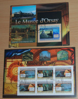 GUINEA 2007, Museum D'Orsay, Paintings, Art, 2x Miniature Sheets, Used - Musées