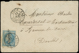 Let La Commune De Paris - Commune De Paris N°29A Avec Griffe "Annulé" Et Obl. Càd GARE De LYON 13/4/71 S. Env., Arr. BAU - Guerra Del 1870