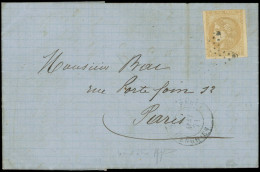 Let La Commune De Paris - Commune De Paris N°43Ab 10c. Bistre VERDATRE, Obl. ETOILE S. LAC De Marseille 2/5/71, Acheminé - War 1870