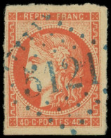 BUREAUX FRANCAIS A L'ETRANGER - N°48 Obl. GC Bleu 5121 De LA GOULETTE, Frappe Superbe - 1849-1876: Période Classique
