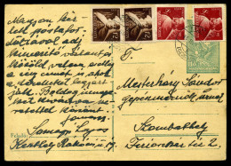 KESZTHELY 1948. Interesting Postcard To Szombathely - Cartas & Documentos