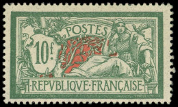 ** EMISSIONS DU XXe SIECLE - 207   Merson, 10f. Vert Et Rouge, Bon Centrage, TB - Unused Stamps