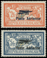 ** POSTE AERIENNE - 1/2 2f. Et 5f., Salon De Marseille, TB. J Ou C - 1927-1959 Ungebraucht