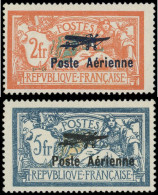* POSTE AERIENNE - 1/2 2f. Et 5f., Salon De Marseille, Centrage Très Correct, TB - 1927-1959 Nuovi