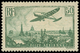 ** POSTE AERIENNE - 14b 50f. Vert Foncé, TB - 1927-1959 Neufs