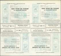 ** FRANCHISE MILITAIRE - 14C  Franchise Postale, Noir, Loi Du 24 Mai 1951, FEUILLE De 4 Ex. Tête Bêche, TB - Timbres De Franchise Militaire