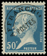 ** PREOBLITERES - 68  Pasteur, 50c. Bleu, TB - 1893-1947