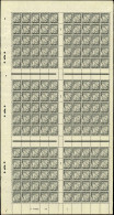 ** TAXE - 10   1c. Noir, FEUILLE De 150, Mill.7, TB - 1859-1959 Nuevos