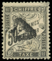 TAXE - 20  50c. Noir, Oblitéré Triangle, TB - 1859-1959 Oblitérés