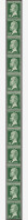 ** ROULETTES - 9   Pasteur, 10c. Vert, BANDE De 11, TB - Roulettes