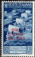 PIA - EGEO - 1938 - Bimillenario Di Augusto - (Sas 106) - Egée