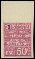 ** COLIS POSTAUX  (N° Et Cote Maury) - 64   50c. Lilas, NON DENTELE, TB - Nuevos