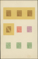 COLIS POSTAUX  (N° Et Cote Maury) - 49, 91/95, 9 Valeurs Dont Les 2f15 Brun S. Jaune, 2f15 Et 2f35 Verts NON EMIS, épreu - Usados