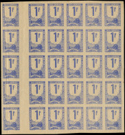 (*) COLIS POSTAUX  (N° Et Cote Maury) - Timbres Pour Petits Colis 32 : 1f., Essai En Outremer, NON DENTELE Sur Papier Cr - Other & Unclassified