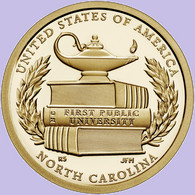 USA 1 Dollar 2021 P, Innovation-North Carolina - First Public University, KM#754, Unc - 2000-…: Sacagawea