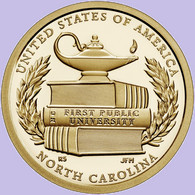 USA 1 Dollar 2021 D, Innovation-North Carolina - First Public University, KM#754, Unc - 2000-…: Sacagawea