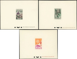 EPREUVES DE LUXE - 1306/08 Mont-Dore, Fauchard Et Thann, 3 épreuves, TB - Luxury Proofs