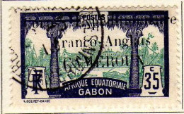 Cameroun - (1915)  -  Timbre Du Gabon 35 C.  Surcharge - Oblitere - Usati