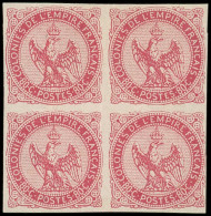 ** Colonies Générales - 6    80c. Rose, BLOC De 4, 2 Ex. *, TB - Autres & Non Classés