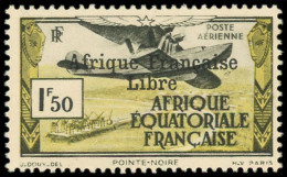 * A.E.F. PA 14 : 1f50 Noir Et Jaune, FRANCE LIBRE, TB - Other & Unclassified