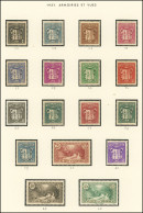 * ANDORRE 47/60 Et 61/92 : Séries Courantes De 1937 à 1943, TB - Unused Stamps