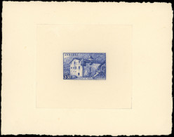 ANDORRE 4f50 Maison Des Vallées, épreuve D'artiste En Outremer, Faciale Non émise, TB - Used Stamps