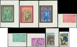 ** ANDORRE 209/16 : Année 1971, NON DENTELEE, Tous Cdf Sf. Un, TB - Nuevos