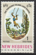 Nouvelles Hébrides Le Saut Du Gaul 1969 N°291 Neuf*charnière - Nuevos