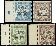 * CHINE Taxe 24/27 : Série Duval Surchargée De 1922, TB - Sonstige & Ohne Zuordnung