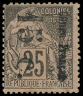 * CONGO 7b : 15c. Sur 25c. Noir Sur Rose, Surch. Verticale, Lég. Rouss. Sinon TB. Br - Autres & Non Classés