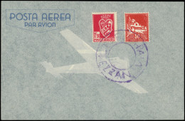 Let FEZZAN 50c. Et 1f50 D'Algérie Obl. Cachet SHEBBA S. Env., Non Voyagé, TB - Other & Unclassified