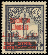 ** GRAND LIBAN 98l : 0p.10 Violet, ERREUR Surch. S. N°154 De Syrie, TB - Autres & Non Classés